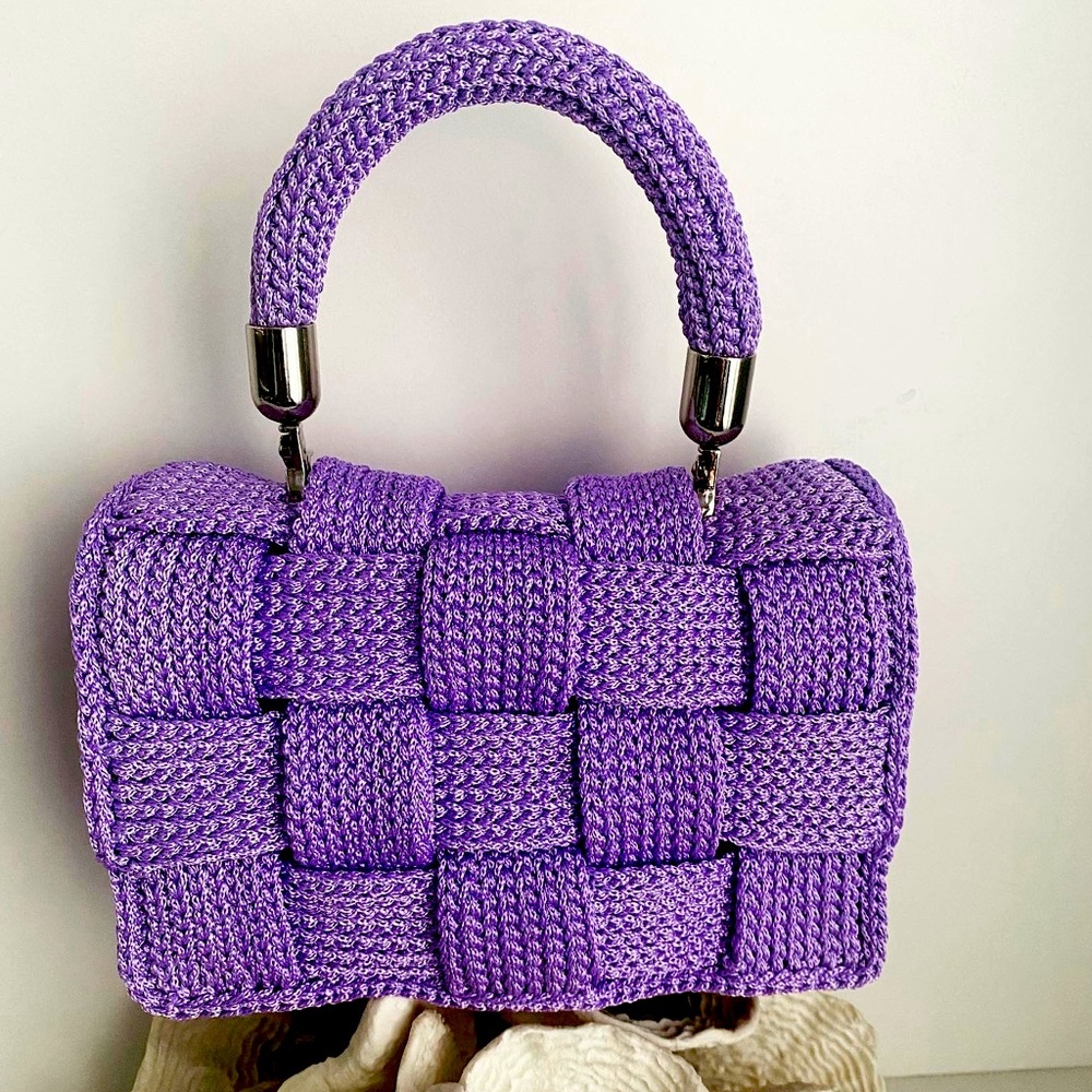 Crochet mini bag